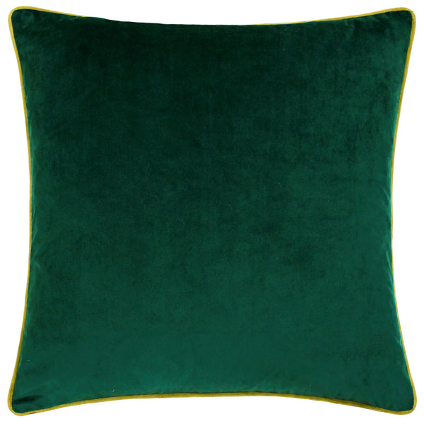 Meridian Velvet Cushion Cover Emerald + Moss