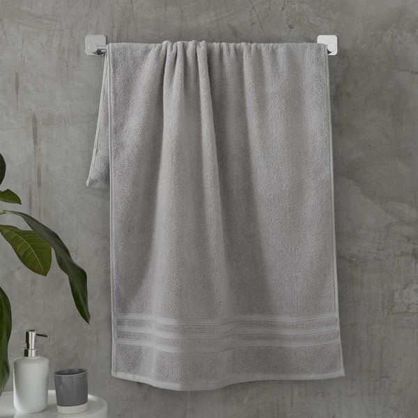 Zero Twist Bath Sheet Pair Grey
