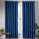 Blackout Linen Look Eyelet Curtains by Alan Symonds