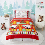 Santa's List Duvet Cover Set by Rapport Home