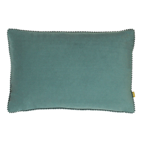 Cosmo Rectangular Velvet Cushion Cover Blue