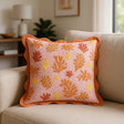 Coral Cushion Cover 20" x 20" - Sandy Pink