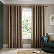 Amberley Thermal Eyelet Curtains - Earth