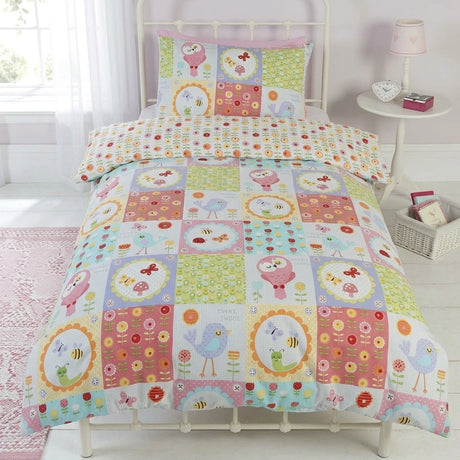 Birdie Patchwork Duvet Cover Set