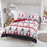 Christmas Festive Gonks Duvet Cover Set by Rapport Home