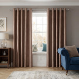 Goodwood Thermal Blockout Eyelet Curtains - Bronze