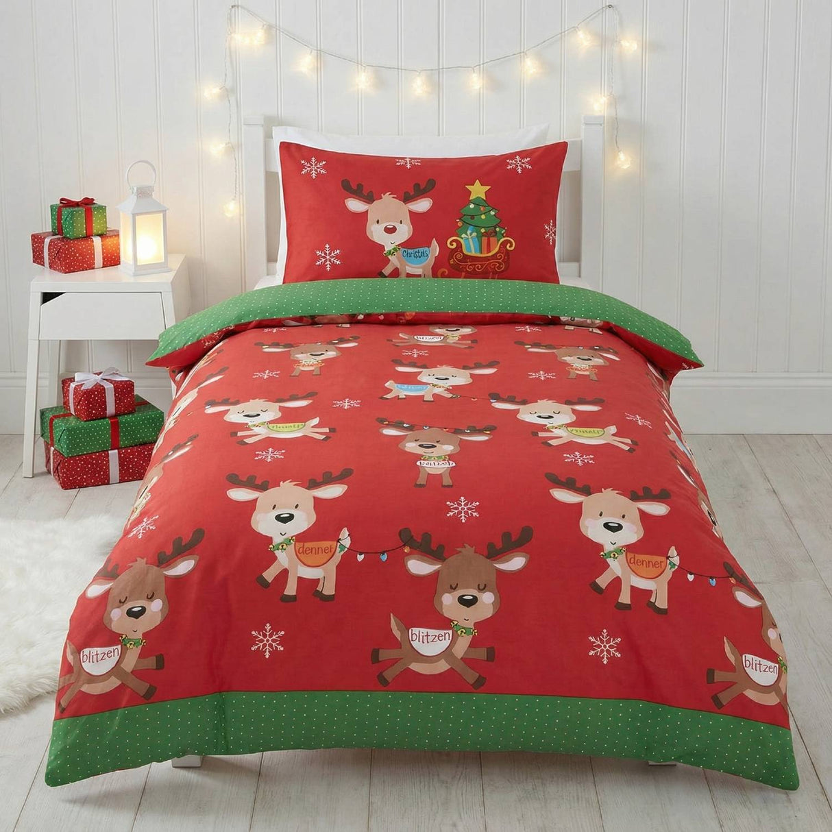 Rudolph & Friends Duvet Set by Rapport Home