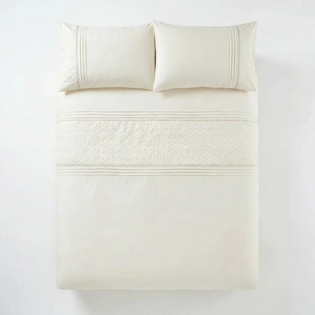 Everdean Duvet Cover Set - Cream
