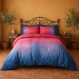 Ombre Duvet Cover Set Red by Rapport Home