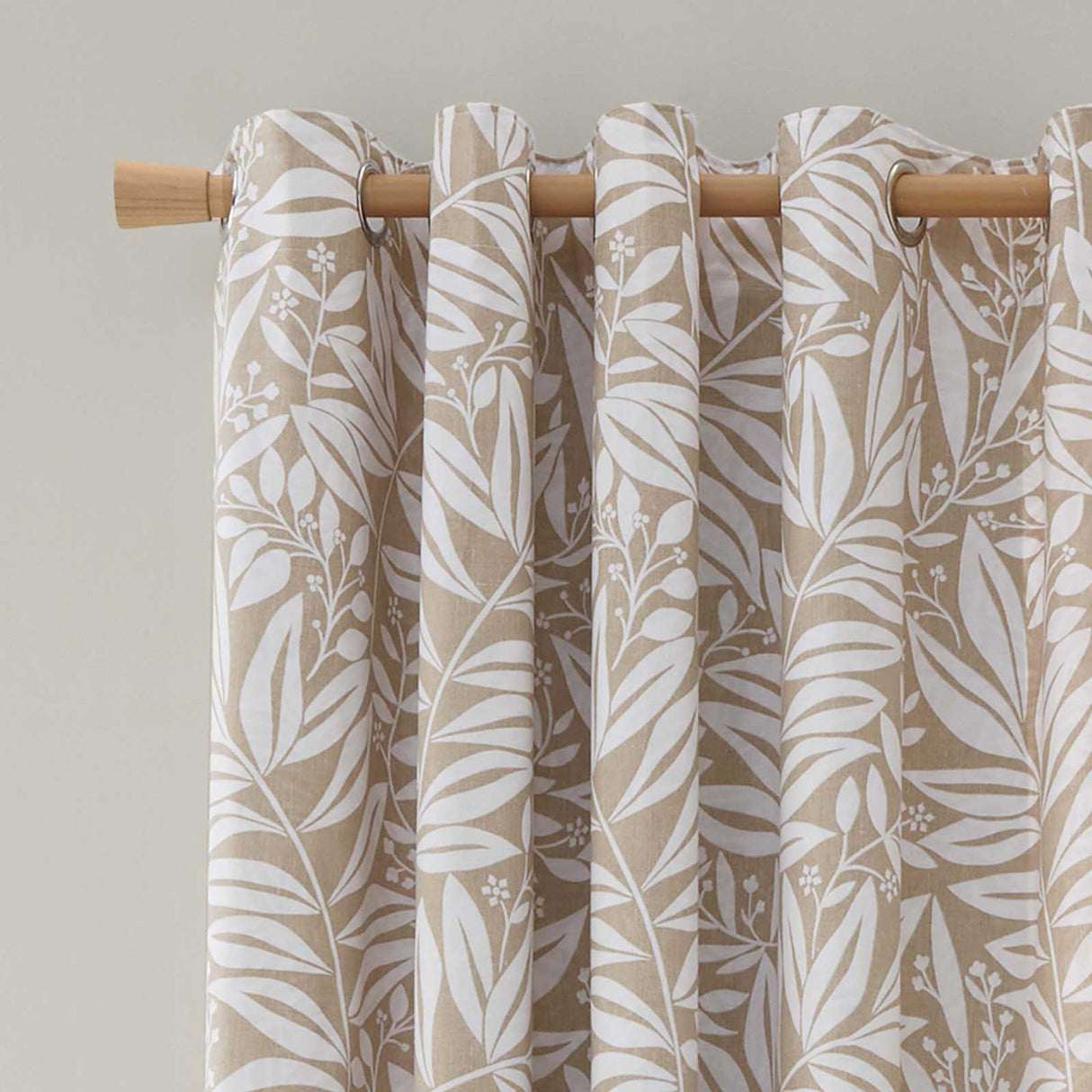 Sorrel Leaf Eyelet Curtains by Catherine Lansfield