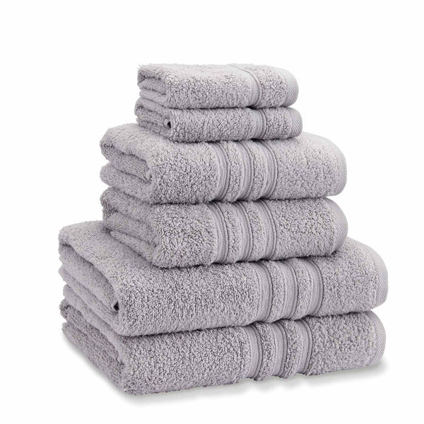 Zero Twist 6 Piece Towel Bale Grey