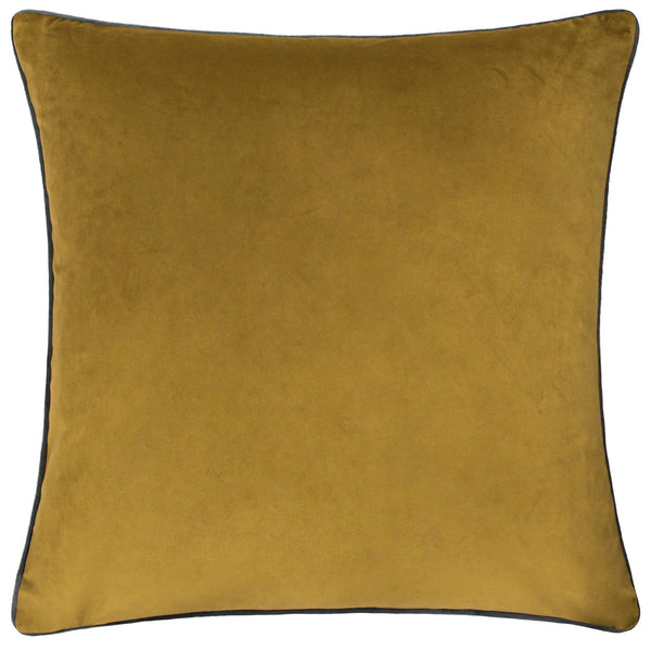 Meridian Velvet Cushion Cover Moss + Charcoal