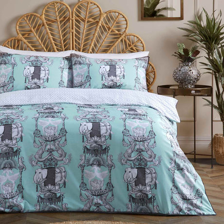 Animalia Cotton Sateen Duvet Cover Set
