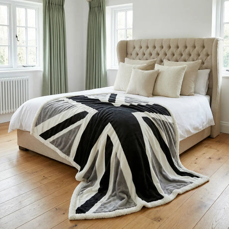 Union Jack Fleece Throw Blanket 130cm x 160cm 4