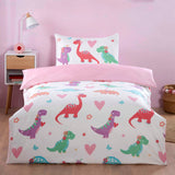 So Soft Dino Daisy Duvet Cover Set by Rapport Home