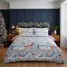 Christmas Winter Town Duvet Cover Set by Rapport Home