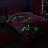 Unicorn Glow Kids Duvet Cover Set by Bedlam