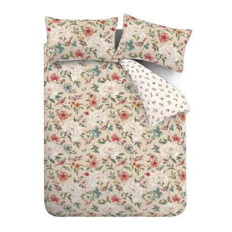 Pippa Floral Birds Duvet Cover Set