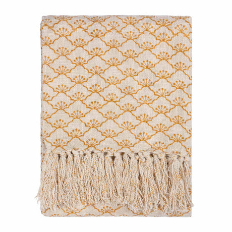 Saku Cotton Throw Blanket 130cm x 170cm by Yard