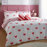 Dotty Bows Duvet Cover Set by Sassy B