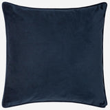 Alentejo Piped Velvet Cushion Cover 17" x 17" (43cm x 43cm) by furn.