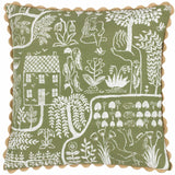 Frida Jacquard Cushion Cover 18" x 18" (45cm x 45cm) by furn.