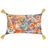 Traloa Floral Tasselled Cushion Cover 12" x 20" by Wylder