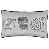Dotty Sheep Filled Cushion 12" x 20" (30cm x 50cm) by Fusion
