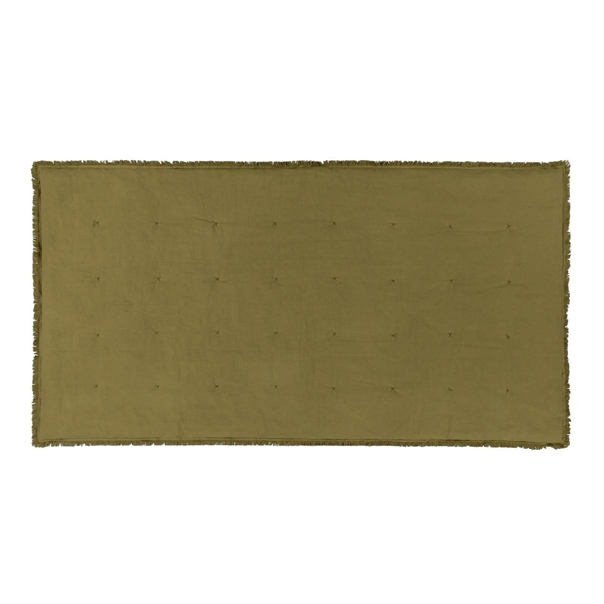 Jaye Cotton Velvet Filled Bedspread 140cm x 220cm by Yard 3