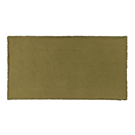 Jaye Cotton Velvet Filled Bedspread 140cm x 220cm by Yard 3