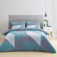 Catherine Lansfield Larsson Geo Duvet Cover Set - Teal