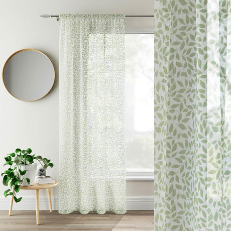 Willow Voile Curtain Panel by Enhanced Living