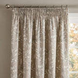 Aviary Tape Top Pencil Pleat Curtains - Parchment image 2