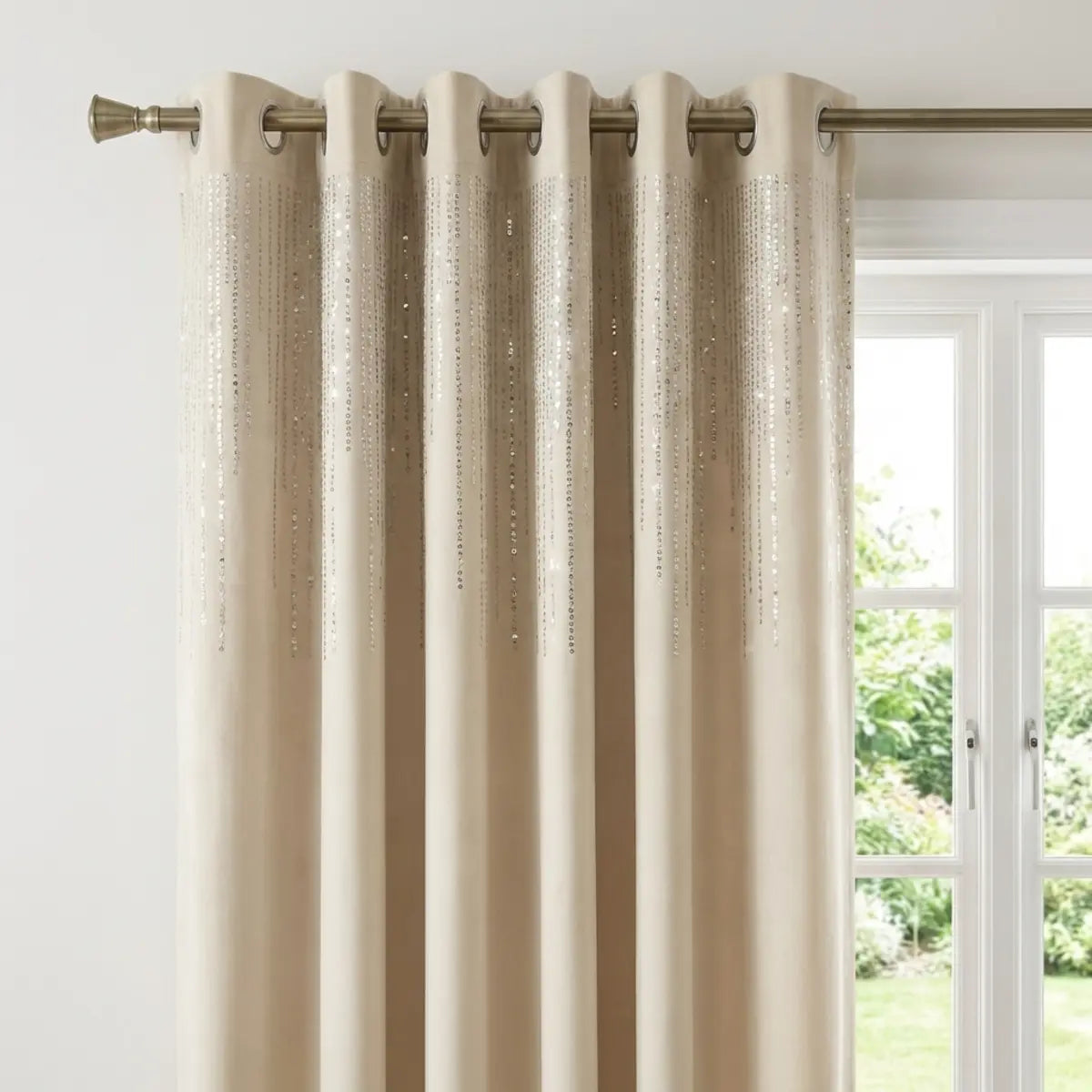 Diamondo Velvet Blackout Eyelet Ring Top Curtains 5