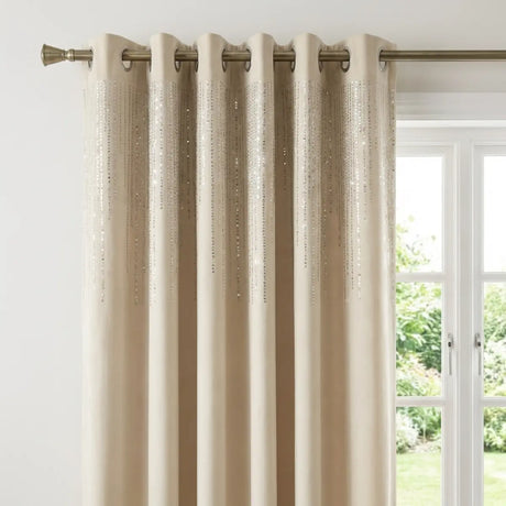 Diamondo Velvet Blackout Eyelet Ring Top Curtains 5