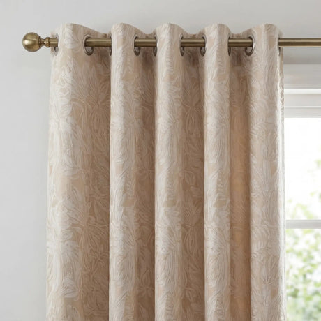 Botanic Chenille Eyelet Curtains 5