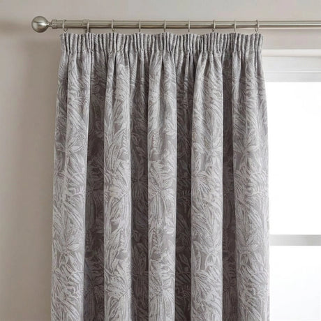 Botanic Lined Tape Top Pencil Pleat Curtains 8