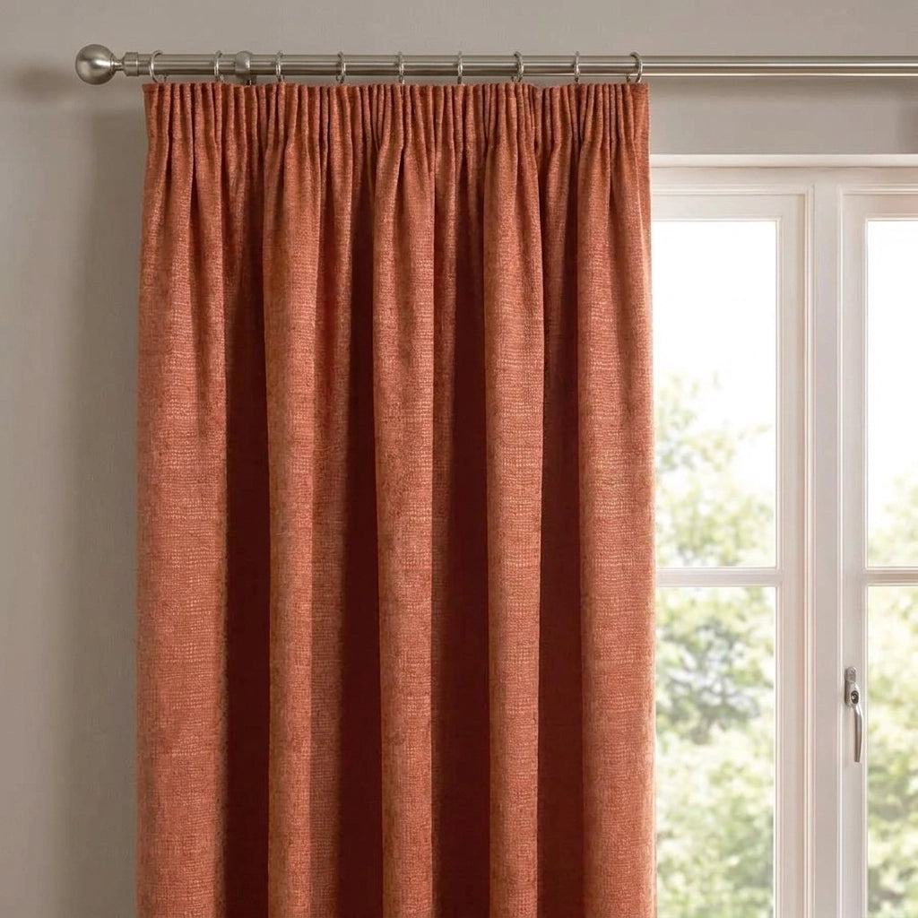Matrix Thermal Dim Out Tape Top Pencil Pleat Curtains