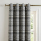 Carnoustie Blackout Eyelet Curtains - Grey image 2