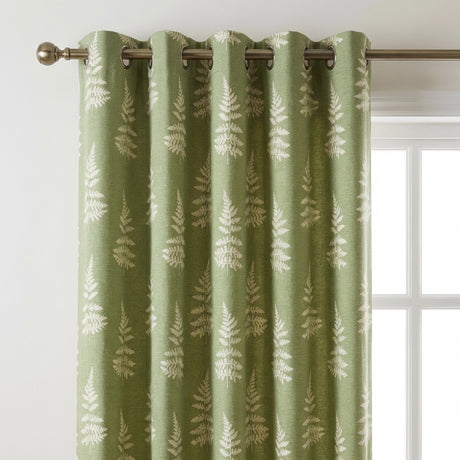 Esher Fern Eyelet Curtains 5