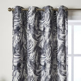 Malay Blockout Eyelet Curtains - Charcoal image 2