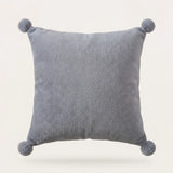 Pom Pom Fleece Cushion Cover Cosy Collection 6