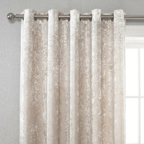 Crushed Velvet Eyelet Curtains 8