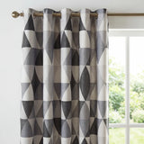 Malmo Blockout Eyelet Curtains - Charcoal image 2