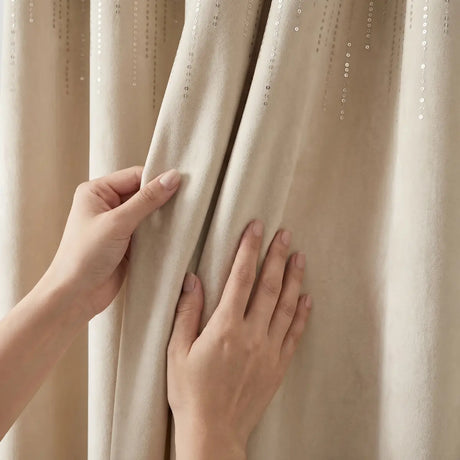 Diamondo Velvet Blackout Eyelet Ring Top Curtains 6