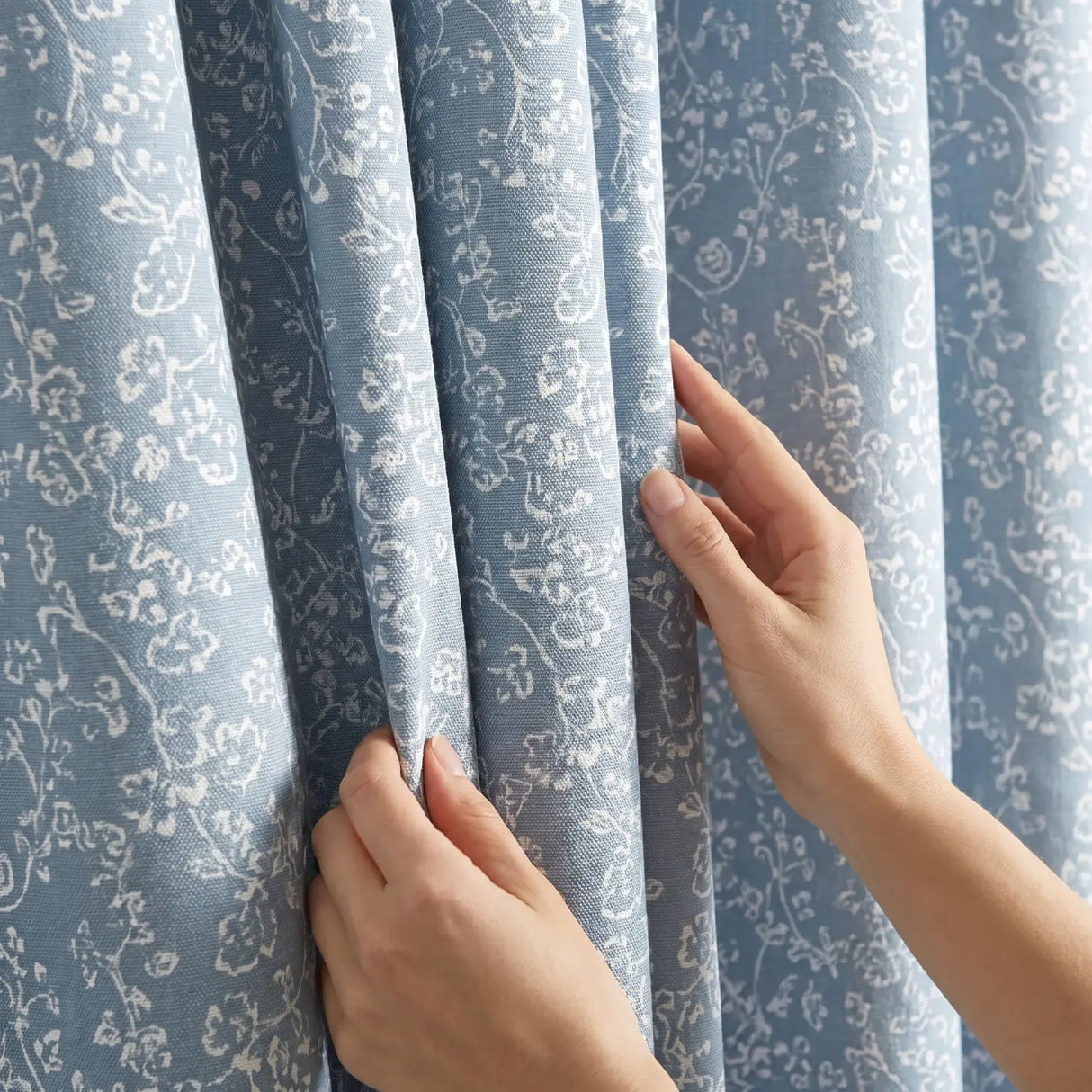 Sade Floral Eyelet Curtains 3