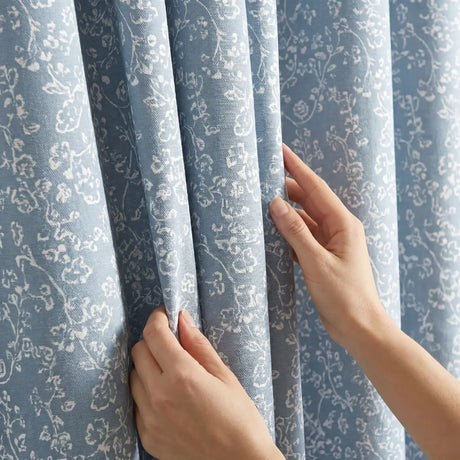 Sade Floral Eyelet Curtains 3
