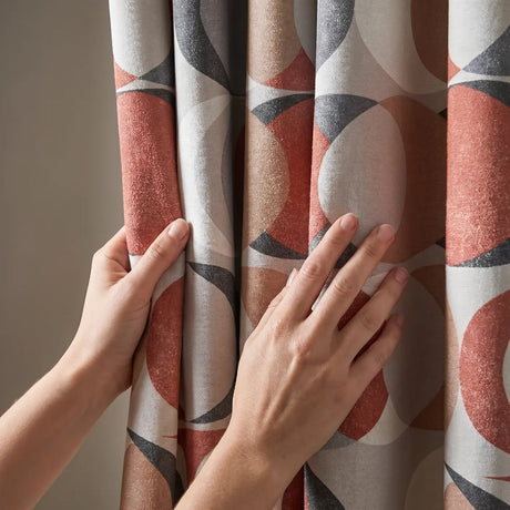 Sander Lined Eyelet Curtains 6