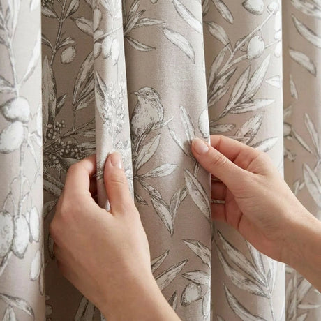 Aviary Tape Top Pencil Pleat Curtains 6