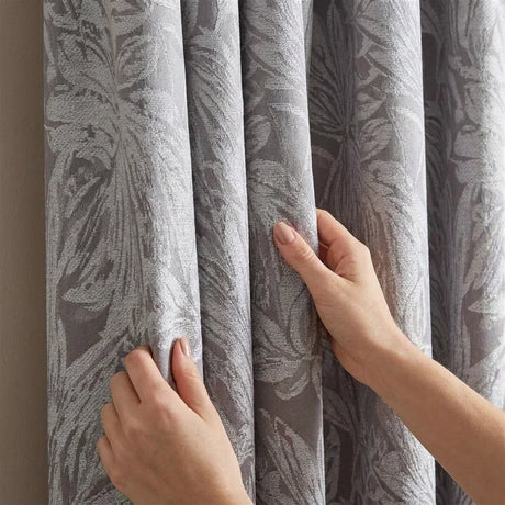 Botanic Lined Tape Top Pencil Pleat Curtains 9